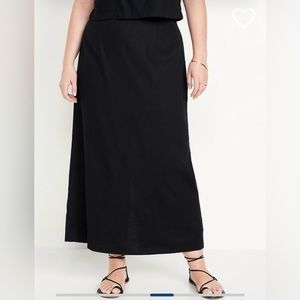 NWT Old Navy linen maxi skirt